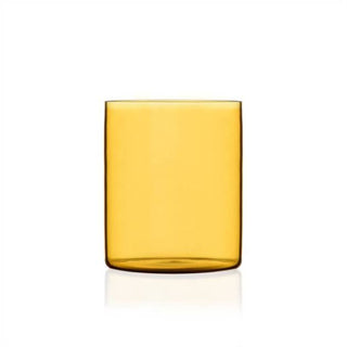 Ichendorf Cilindro Extra Light Colore water glass yellow by Marco Sironi - Buy now on ShopDecor - Discover the best products by ICHENDORF design