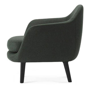 Normann Copenhagen Sum armchair full upholstery fabric with black aluminium structure - Buy now on ShopDecor - Discover the best products by NORMANN COPENHAGEN design
