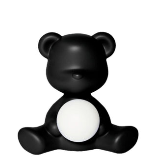 Qeeboo Teddy Girl LED table lamp in polyethylene Black - Buy now on ShopDecor - Discover the best products by QEEBOO design