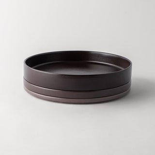 Schönhuber Franchi Lunch Layers dessert plate wengè - Buy now on ShopDecor - Discover the best products by SCHÖNHUBER FRANCHI design