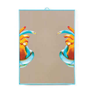 Seletti Toiletpaper Mirror Big Hands with Snakes - Buy now on ShopDecor - Discover the best products by TOILETPAPER HOME design