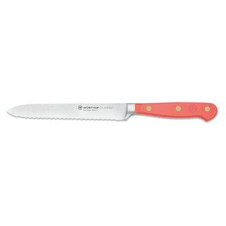 Wusthof Classic Color serrated utility knife 14 cm. Wusthof Coral Peach - Buy now on ShopDecor - Discover the best products by WÜSTHOF design